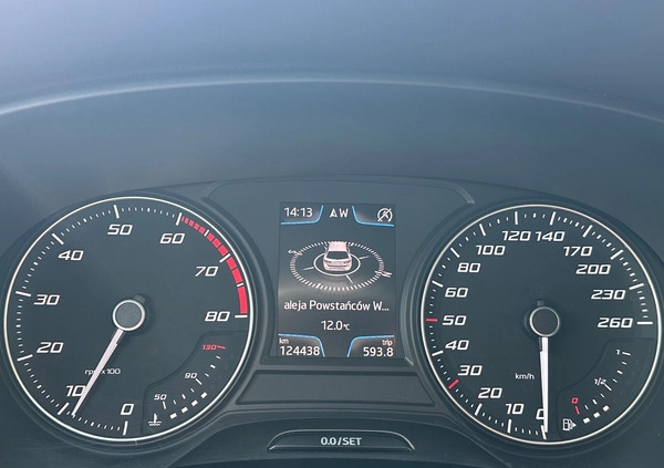 Seat Leon cena 59900 przebieg: 124750, rok produkcji 2015 z Mikołów małe 154